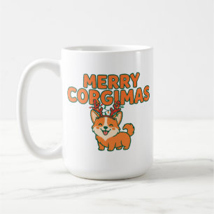Prettig Corgimas Leuk Corgi Kerstmis Hond Moeder C Koffiemok