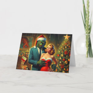 Prettig Creepmas Kerstkaart voor Wezens Feestdagen Kaart