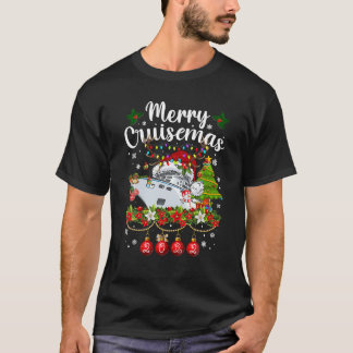 Prettig Cruisemas 2022 Cruise Kerstman Hoed Rendie T-shirt