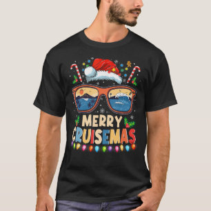 Prettig Cruisemas 2025 Grappige Kerstman Kerst Ree T-shirt