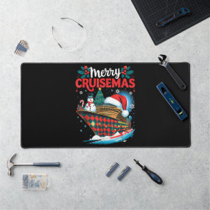 Prettig Cruisemas Leuke Gezins Kerstmis Bureaumat