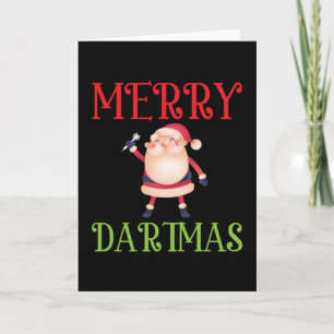 Prettig Dartmas - Prettig Kerstmis Dart Kaart
