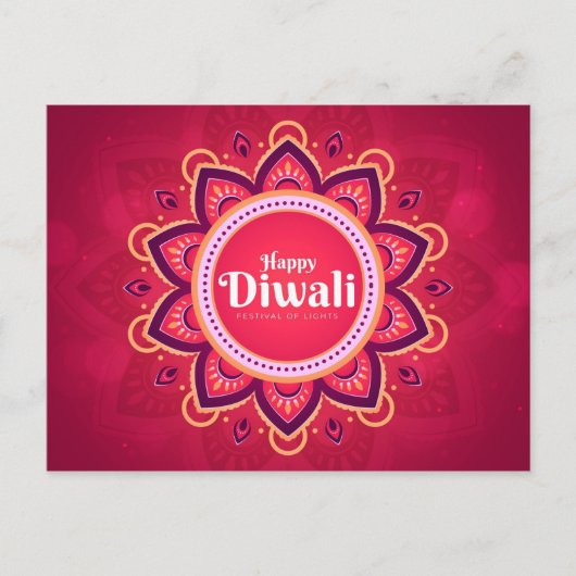 Prettig Divali Briefkaart (Voorkant)