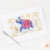 Prettig Divali    Rechthoekige Sticker (Envelop)