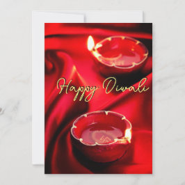 Prettig Diwali Vakantiekaart Feestdagenkaart