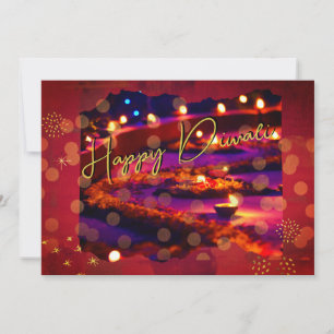 Prettig Diwali Vakantiekaart Feestdagenkaart