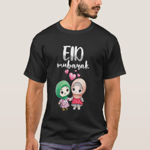 Prettig Eid Mubarak Prettig Ramadan Moslim Islamit T-shirt