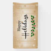 Prettig eindejaar  spandoek (Verticaal)
