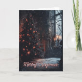 Prettig en eng Kerstmis kaart (Voorkant)