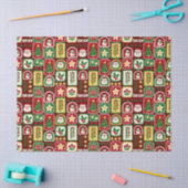 Prettig en helder Kerstmis  Tissuepapier (Craft)