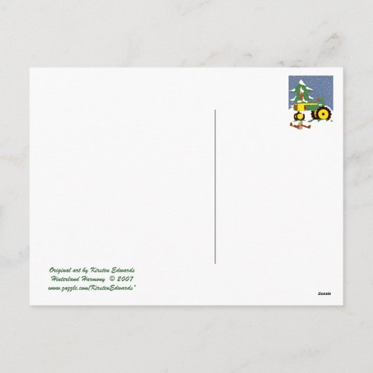 Prettig feest! Ansichtkaart Feestdagenkaart (Achterkant)