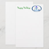 Prettig feest briefpapier (Voorkant / Achterkant)