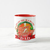 Prettig feest / Eén op een miljoen PAPA (Uw tekst) Mok (Midden)