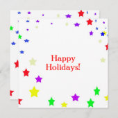 Prettig feest! feestdagenkaart (Voorkant / Achterkant)