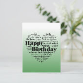 Prettig feest in verschillende talen briefkaart (Staand voorkant)