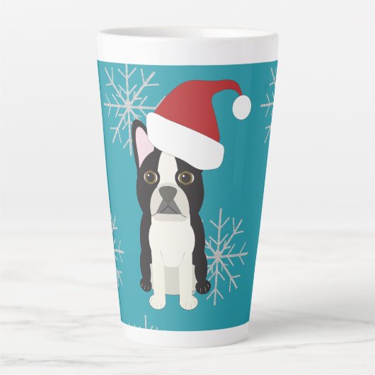 Prettig feest latte mok (Voorkant)