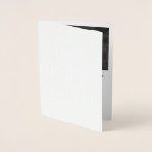 Prettig feest, leuk kerstontwerp, ZSG Folie Kaarten (Voorkant)