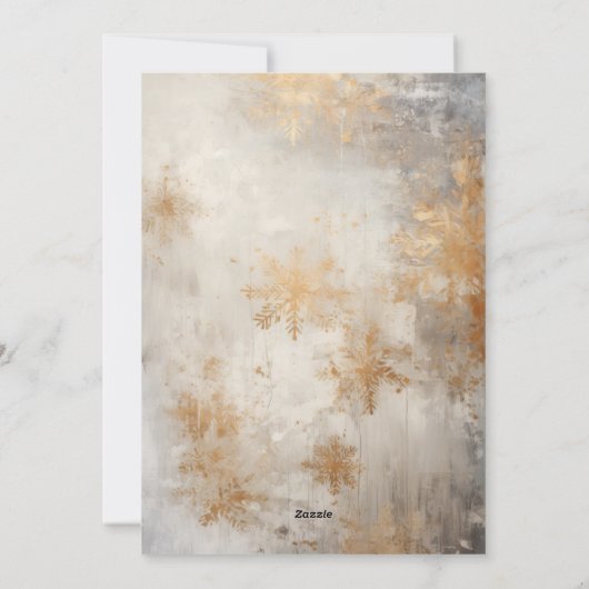 Prettig feest met een grillige engel feestdagenkaart (Achterkant)