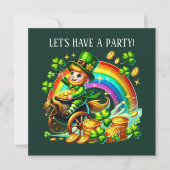 Prettig feest van Sint Patrick Kaart (Voorkant)