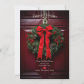 Prettig feest van uw nieuwe thuis feestdagenkaart (Voorkant)