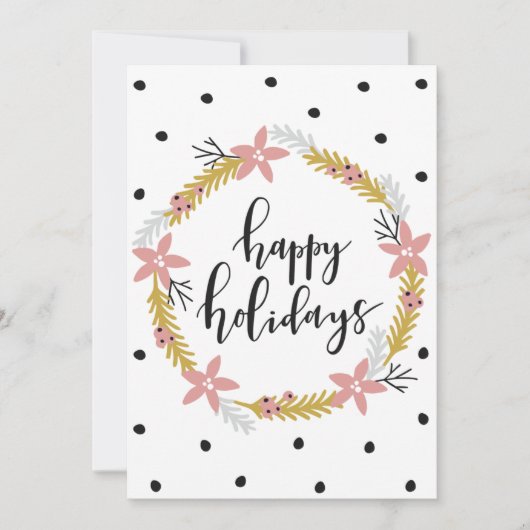 Prettig feest Write Uw Eigen Bericht Feestdagenkaart (Voorkant)