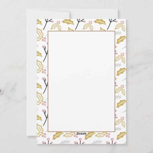 Prettig feest Write Uw Eigen Bericht Feestdagenkaart (Achterkant)