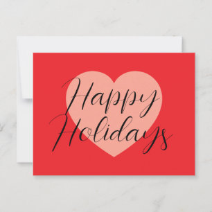 Prettig feestdagen Gelukkig kerstfeest Vakantie ti Briefkaart