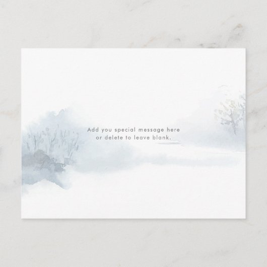 Prettig feestdagen Kerstmis Winter Vos Gezinsnaam (Achterkant)