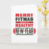 Prettig fitmas kaart (Gele Bloem)