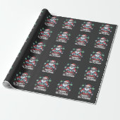 Prettig Glitchkerstmis Codeur Programmeur Kerstman Cadeaupapier (Uitgerold)