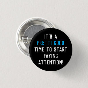Prettig Goed tegen ICE Ronde Button 3,2 Cm