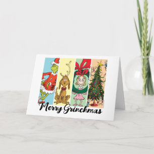 Prettig Grinch Kerst Collage Feestdagen Kaart