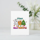 Prettig Hallothaanksmis Briefkaart (Staand voorkant)