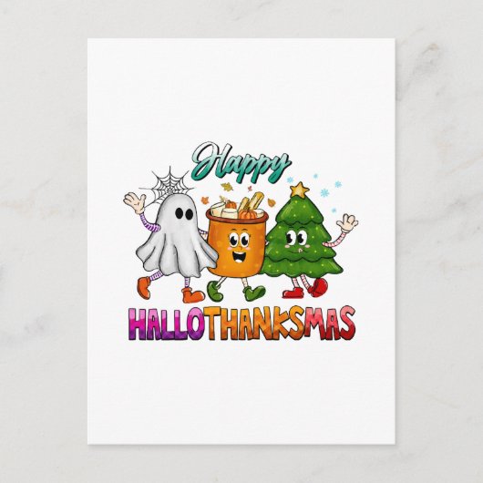 Prettig Hallothaanksmis Briefkaart (Voorkant)