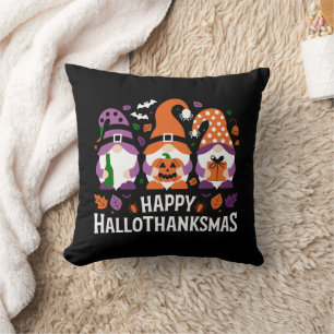 Prettig Hallothanksmis Kabouter Liefhebber Prettig Kussen