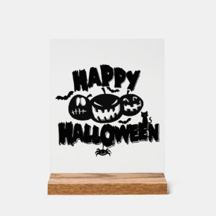 Prettig Halloween Acryl Bord