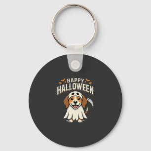 Prettig Halloween Beagle Hond Design_1 Sleutelhanger