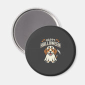 Prettig Halloween Beagle-hond ontwerp_1 Magneet (Voorkant / Achterkant)
