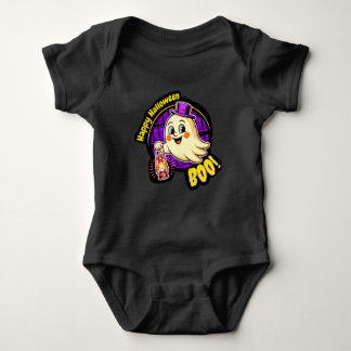 Prettig Halloween BOO! Schattig Retro Spookje met Romper