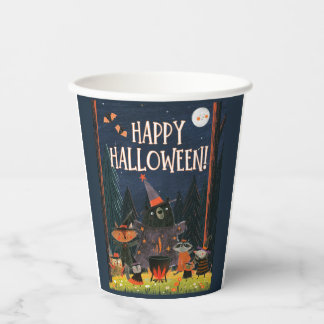 Prettig Halloween Bosheksen Papieren Bekers