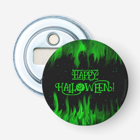 PRETTIG HALLOWEEN! BUTTON FLESOPENER (Voorkant)