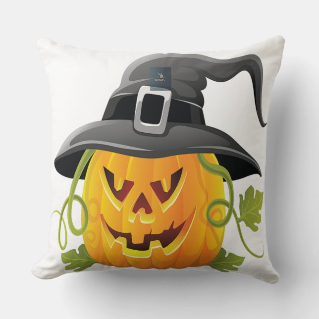 Prettig Halloween-dag Kussen (Voorkant)