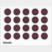 Prettig Halloween enge seizoen Ronde Sticker (Vel)