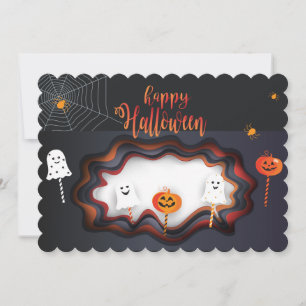 Prettig Halloween Feest "Snoep of een grap" Magisc Kaart