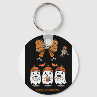 Prettig Halloween - fijne spooky koffie Sleutelhanger