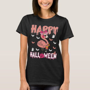 Prettig Halloween - Flamingo Liefhebber Heksenhoed T-shirt