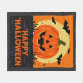Prettig Halloween Fleece Deken (Voorkant (Horizontaal))