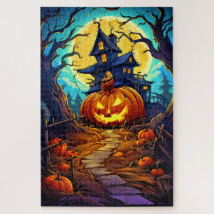Prettig Halloween   Gezellig spookhuis Legpuzzel