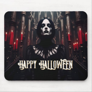 Prettig Halloween – Gotische donkere viering Muismat
