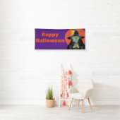 Prettig Halloween Heks Spandoek (Insitu)